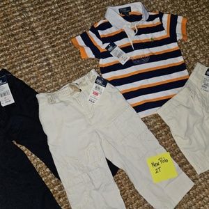 NEW: RL POLO Boys 2T Shirt short pant bundle
